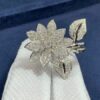 1:1 Quality Van Cleef & Arpels 18k White Gold 2.14ct Pave Diamond Lotus Between the Finger Ring VCARP1ND00 Quality Van Cleef Arpels 18k White Gold 2.14ct Pave Diamond Lotus Between The Finger Ring VCARP1ND00 1 600x450 1 100x100