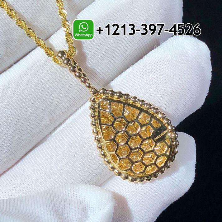 0db0osgxe3r Custom Made Best Sellers Quality 1:1 Boucheron Serpent Bohème Diamond L Motif 18k Yellow Gold Long Necklace - High Quality 18k Gold and Diamond Luxury Distinctive Collection Designer Jewelry Customized Factory Price - Image 2