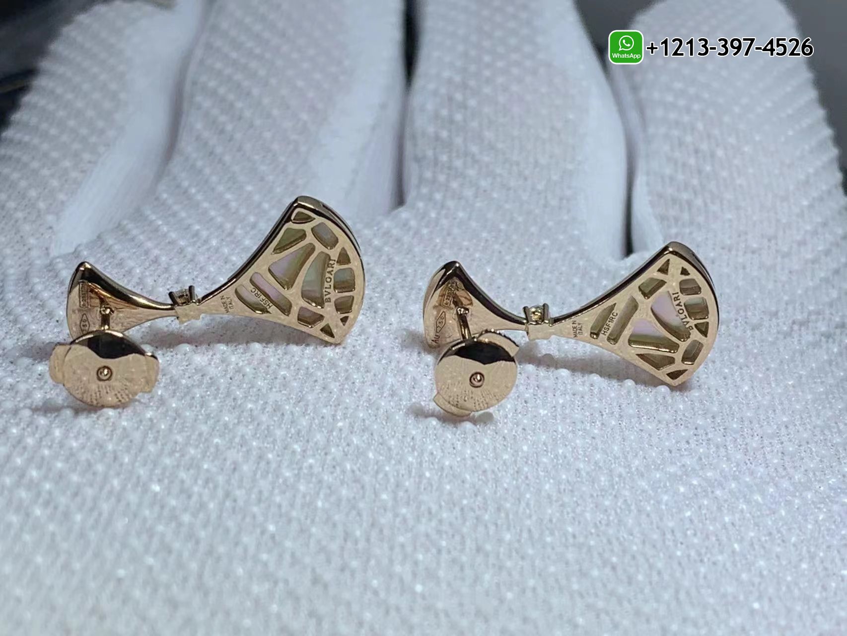 0qhjawaeegq Best Sellers 1:1 Quality Cheap Custom Made Bvlgari Divas’ Dream 18K Rose Gold Set With Mother-Of-Pearl Elements Diamonds Earrings - High Quality 18k Gold and Diamond Luxury Distinctive Collection Designer Jewelry Customized Factory Price - Image 5