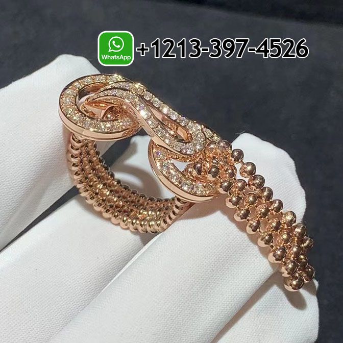 0txi0uteoxp Best Sellers 1:1 Quality Cheap Custom Made Cartier 18K Rose Gold Diamond Tassels Agrafe Ring - High Quality 18k Gold and Diamond Luxury Distinctive Collection Designer Jewelry Customized Factory Price