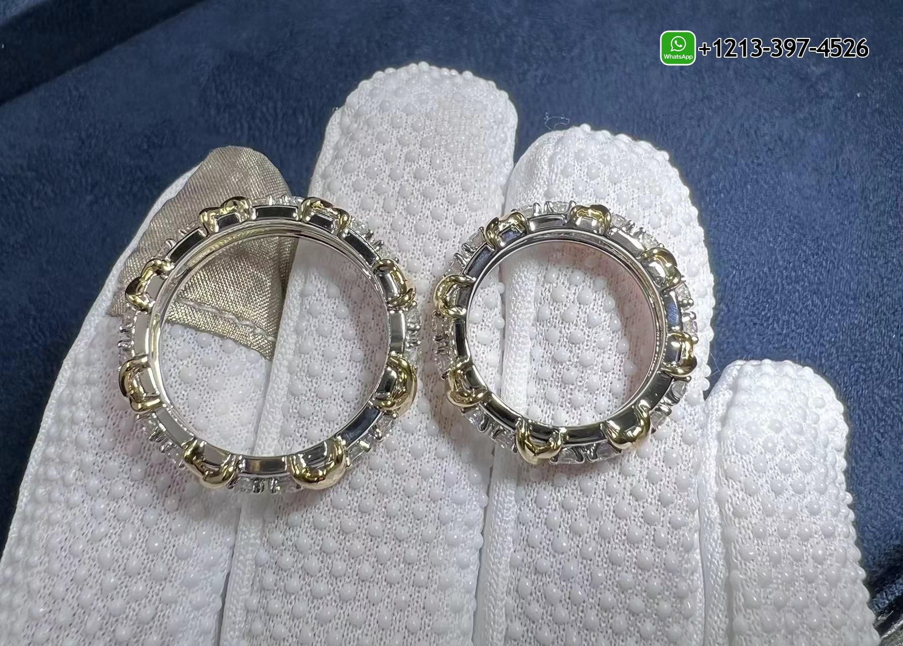 0w4or52uzux Custom Made 1:1 Best Quality Tiffany 18k Gold & Platinum Jean Schlumberger Sixteen Stone Ring - High Quality 18k Gold and Diamond Luxury Distinctive Collection Designer Jewelry Customized Factory Price - Image 2