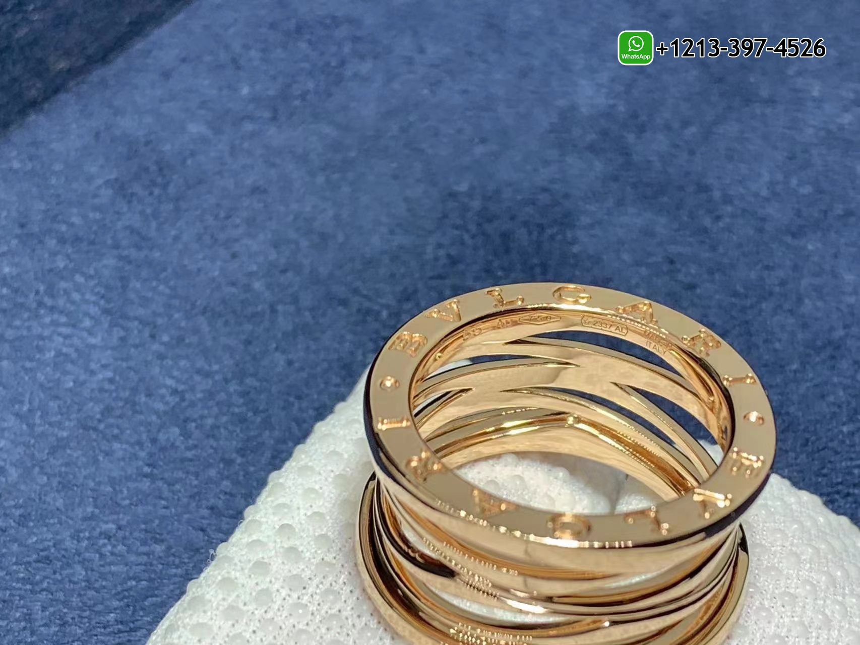 0x1ngcewreg Best Sellers 1:1 Quality Cheap Bvlgari B.zero1 Design Legend Sold 18k Rose Gold 4-band Ring - High Quality 18k Gold and Diamond Luxury Distinctive Collection Designer Jewelry Customized Factory Price - Image 3
