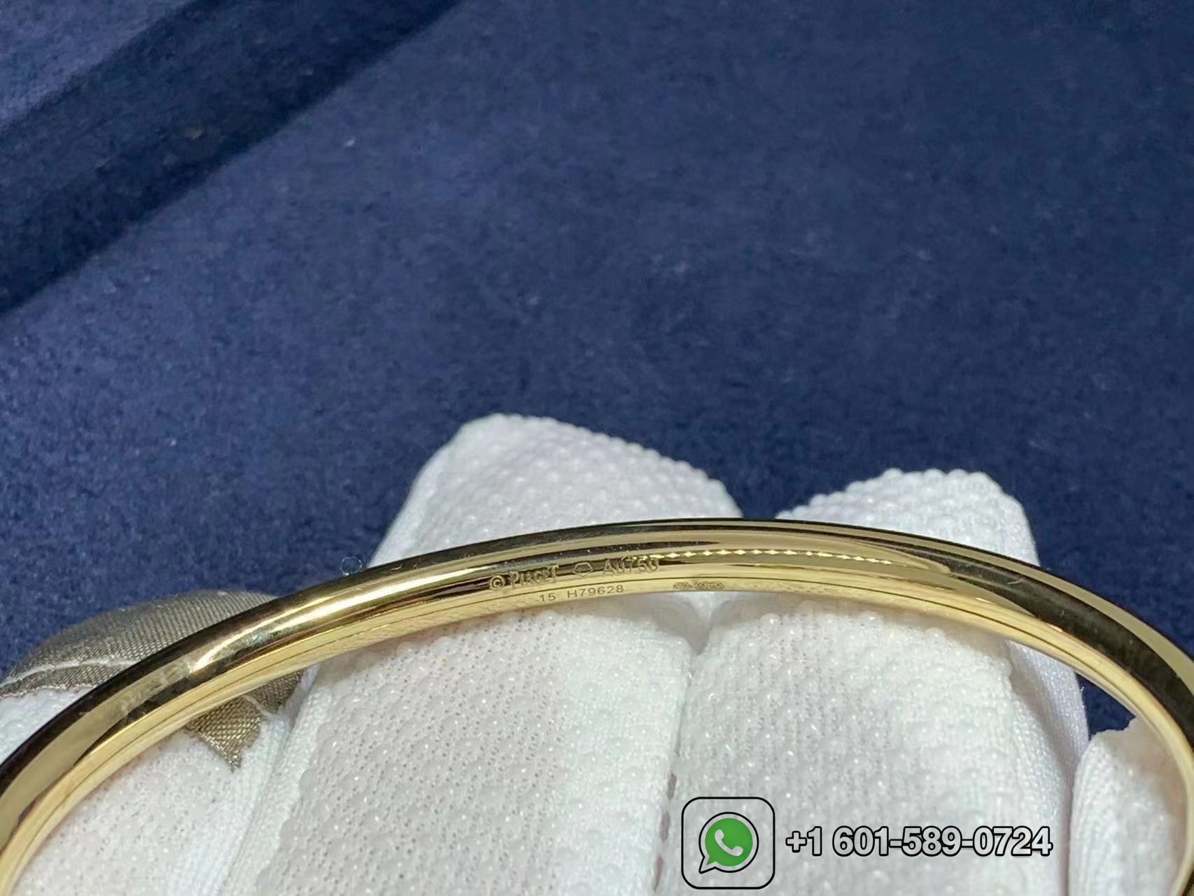 18k yellow gold piaget possession open bangle bracelet g36pd400 2