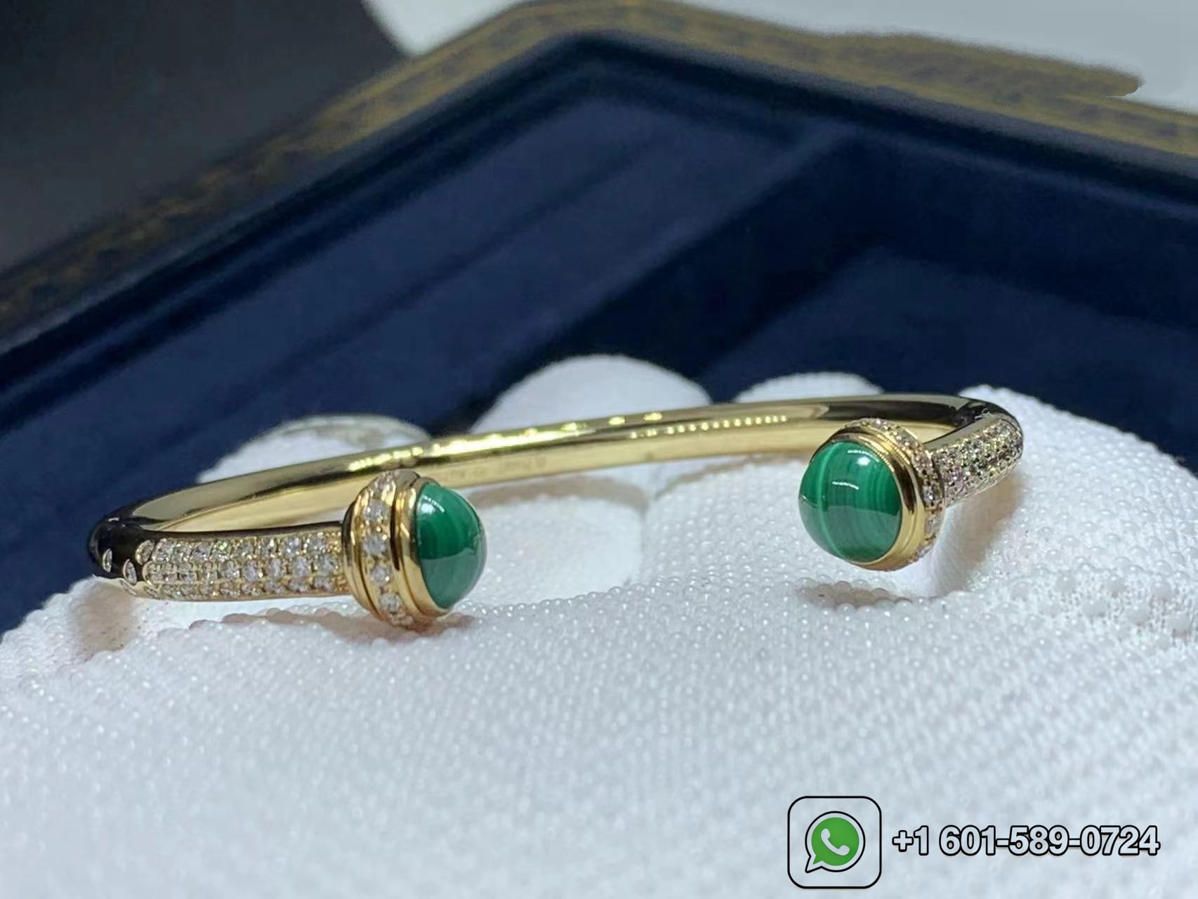 18k yellow gold piaget possession open bangle bracelet g36pd400 6