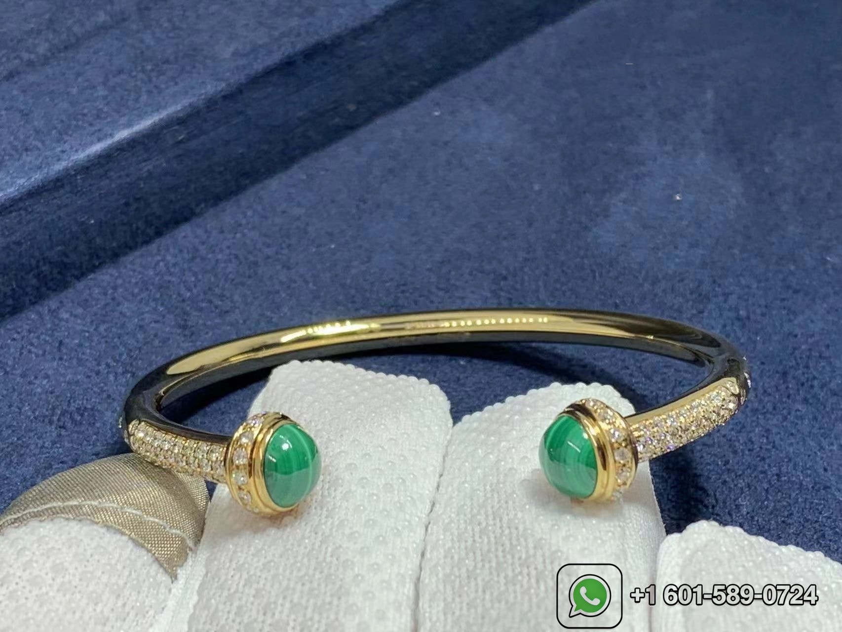 18k yellow gold piaget possession open bangle bracelet g36pd400 7