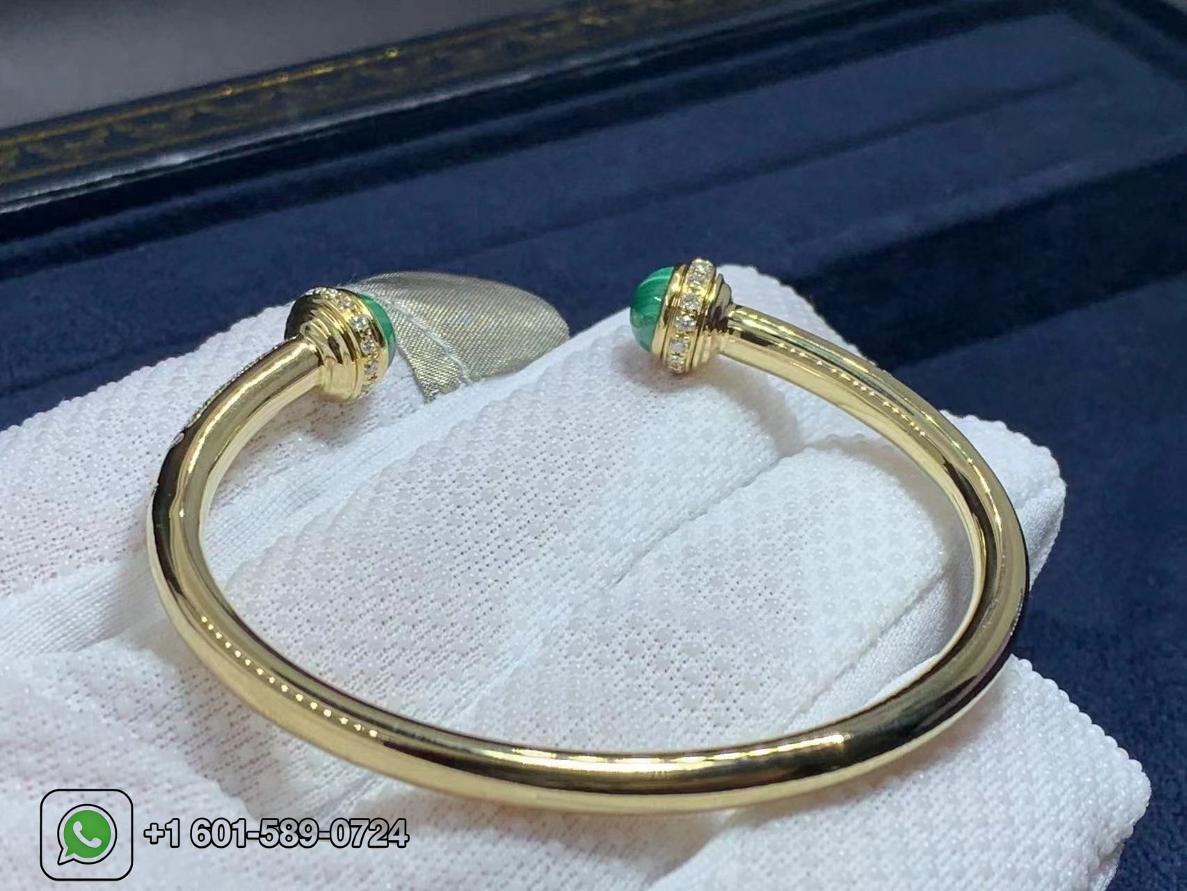 18k yellow gold piaget possession open bangle bracelet g36pd400 8