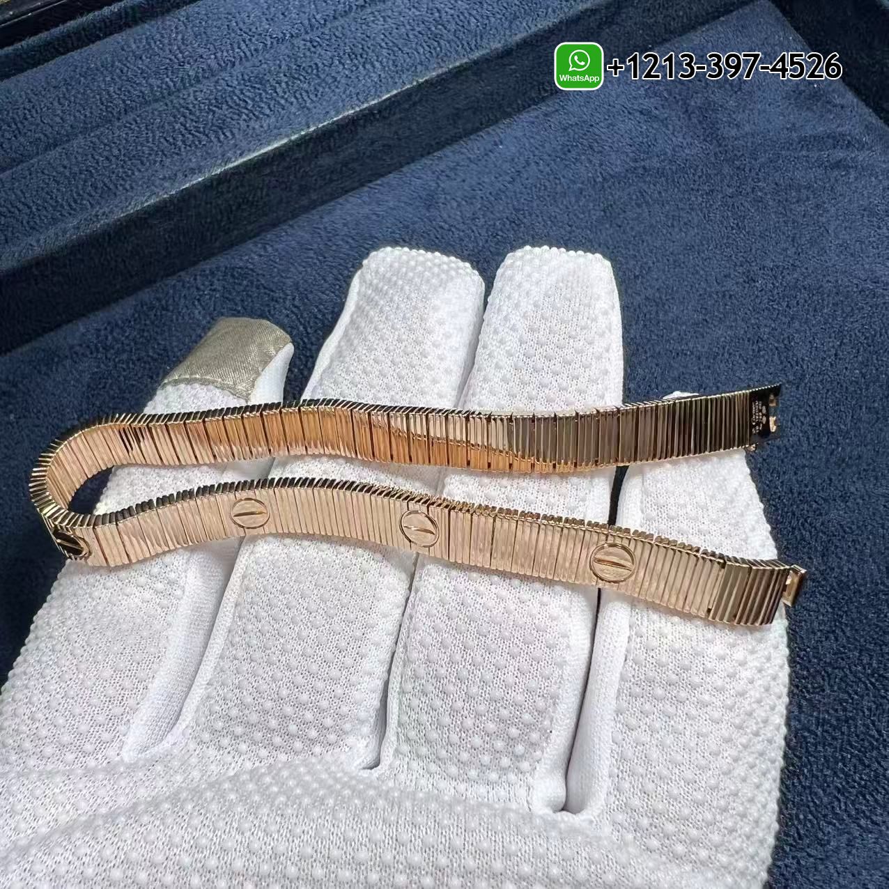 Best Quality Cartier LOVE Unlimited Flexible Solid 18k Rose Gold Bracelet - High Quality 18k Gold and Diamond Luxury Distinctive Collection Designer Jewelry Customized Factory Price 1eddsdi50ap