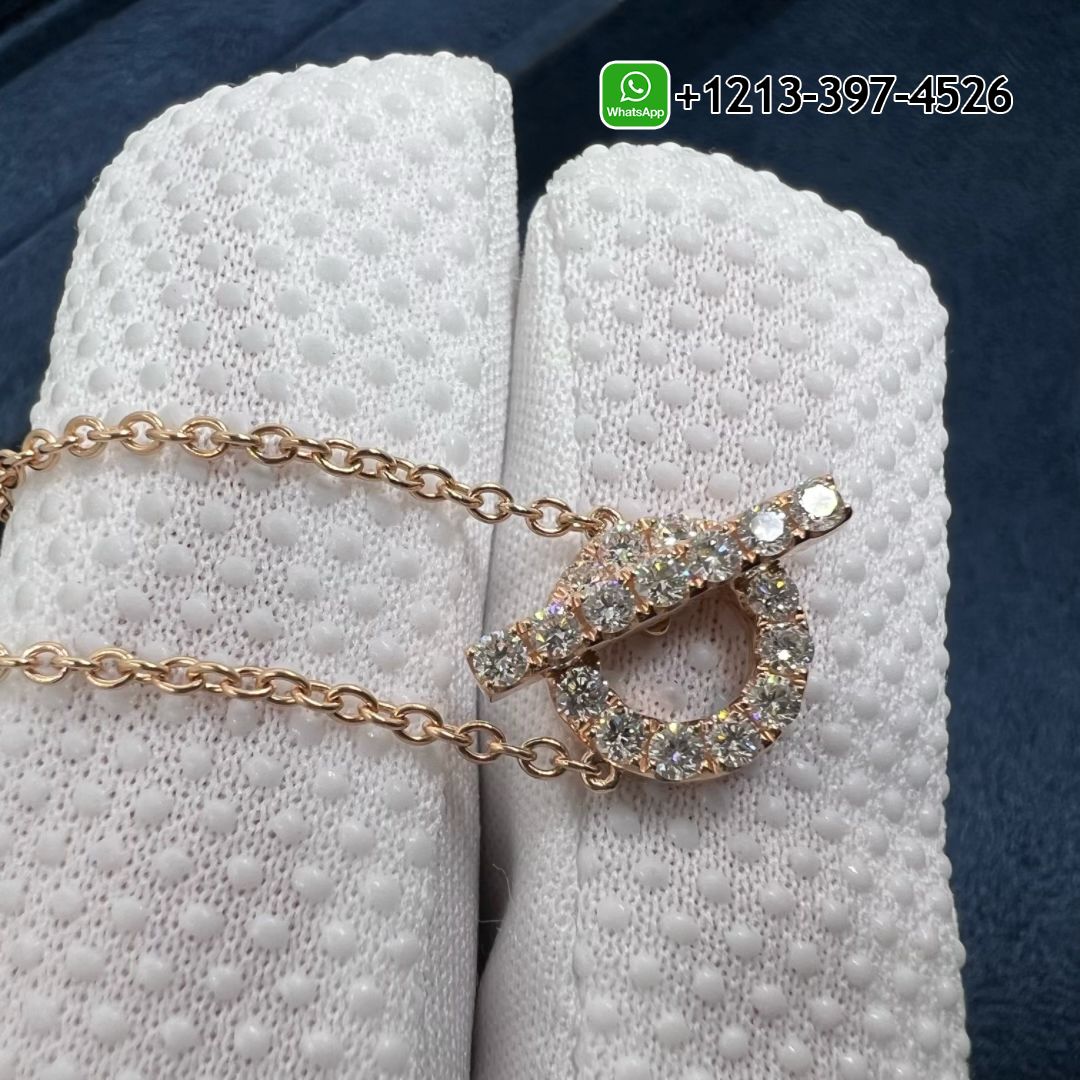 1kxnzzglmmo Custom Made Hermes 18k White Gold Diamond Finesse Lariat Necklace - High Quality 18k Gold and Diamond Luxury Distinctive Collection Designer Jewelry Customized Factory Price - Image 3