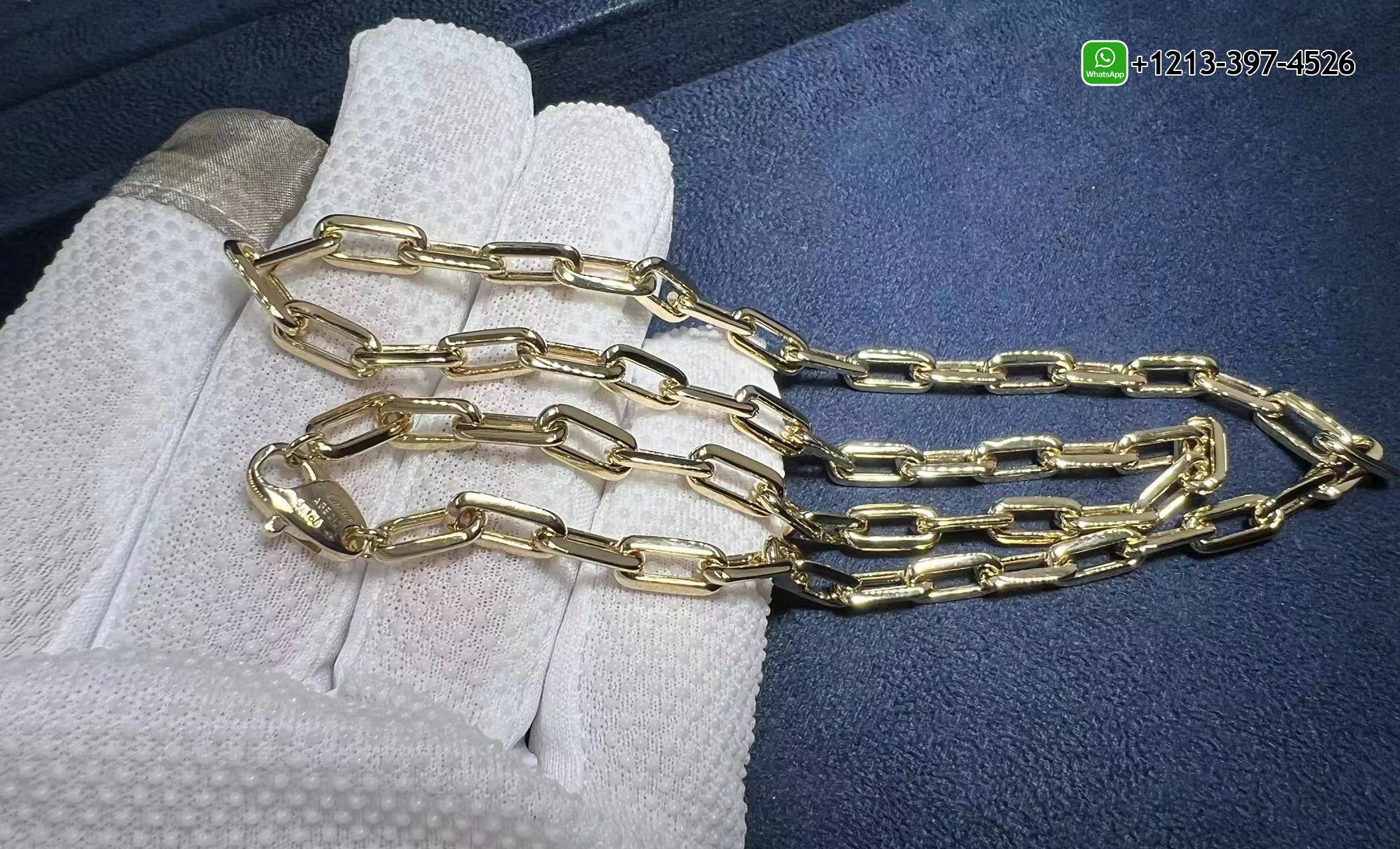 1lhil1hkynr Best Sellers 1:1 Quality Cheap Custom Made Cartier Santos de Cartier Santos Dumont Chain Necklace - High Quality 18k Gold and Diamond Luxury Distinctive Collection Designer Jewelry Customized Factory Price - Image 6