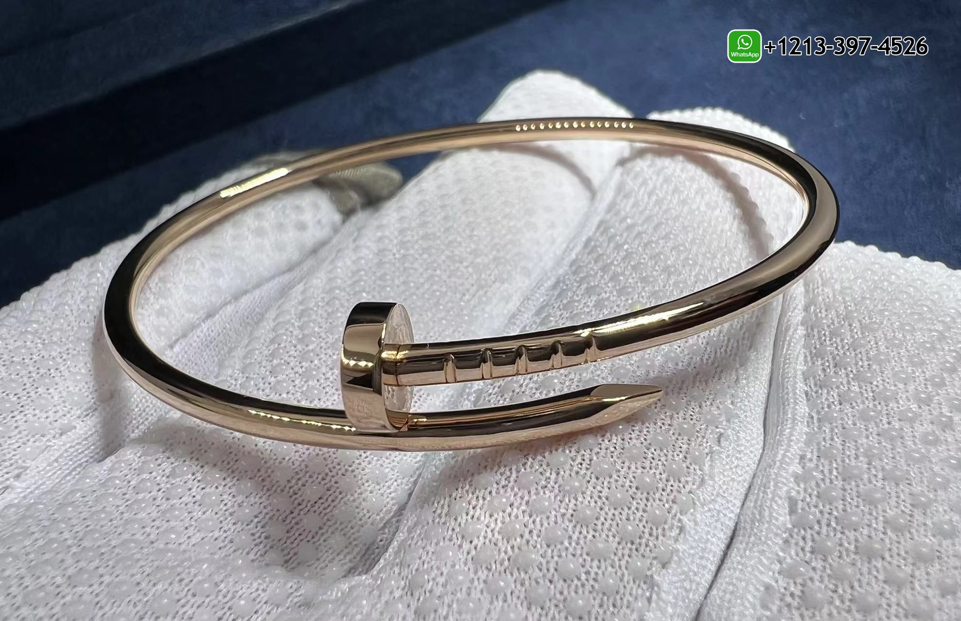 2dfddqcjku2 Cartier 18k Rose Gold Juste Un Clou Small Model Nail Bracelet B6062517 - High Quality 18k Gold and Diamond Luxury Distinctive Collection Designer Jewelry Customized Factory Price - Image 3