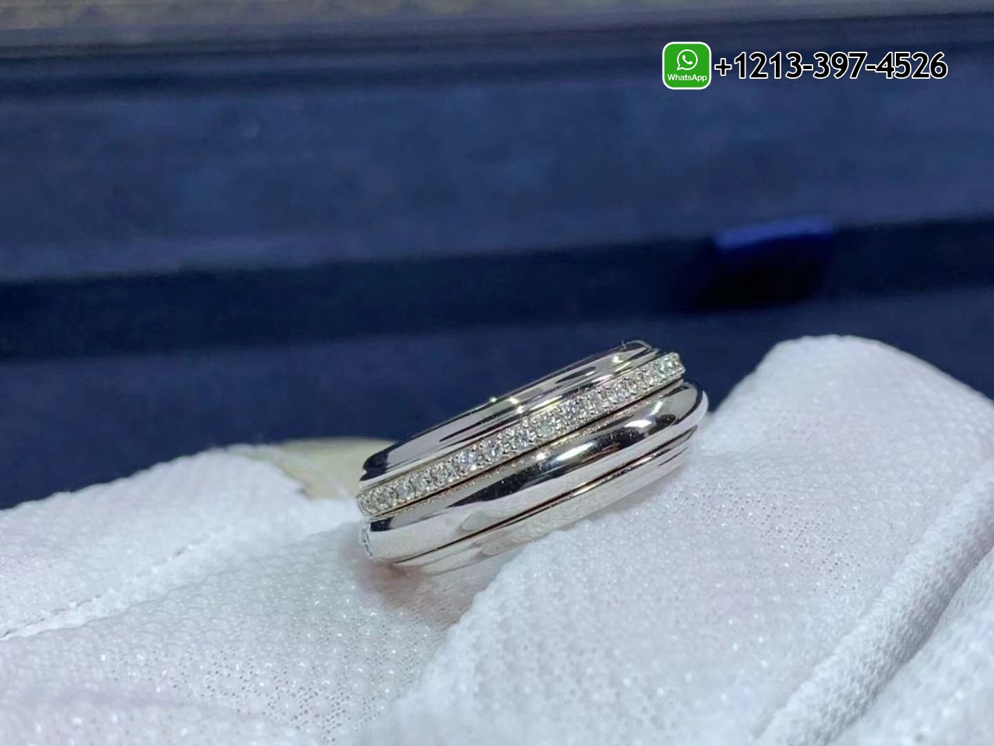 2pnym3qln52 Custom Made Best Quality 1:1 Piaget Possession 18K White Gold Diamonds Ring - High Quality 18k Gold and Diamond Luxury Distinctive Collection Designer Jewelry Customized Factory Price - Image 5