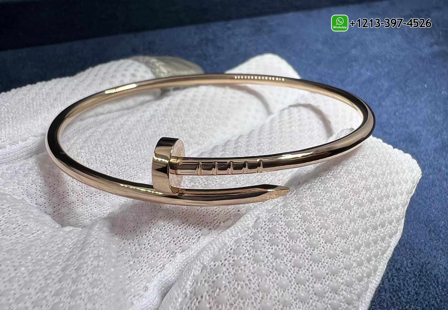 2ripvxle1rf Cartier 18k Rose Gold Juste Un Clou Small Model Nail Bracelet B6062517 - High Quality 18k Gold and Diamond Luxury Distinctive Collection Designer Jewelry Customized Factory Price - Image 7
