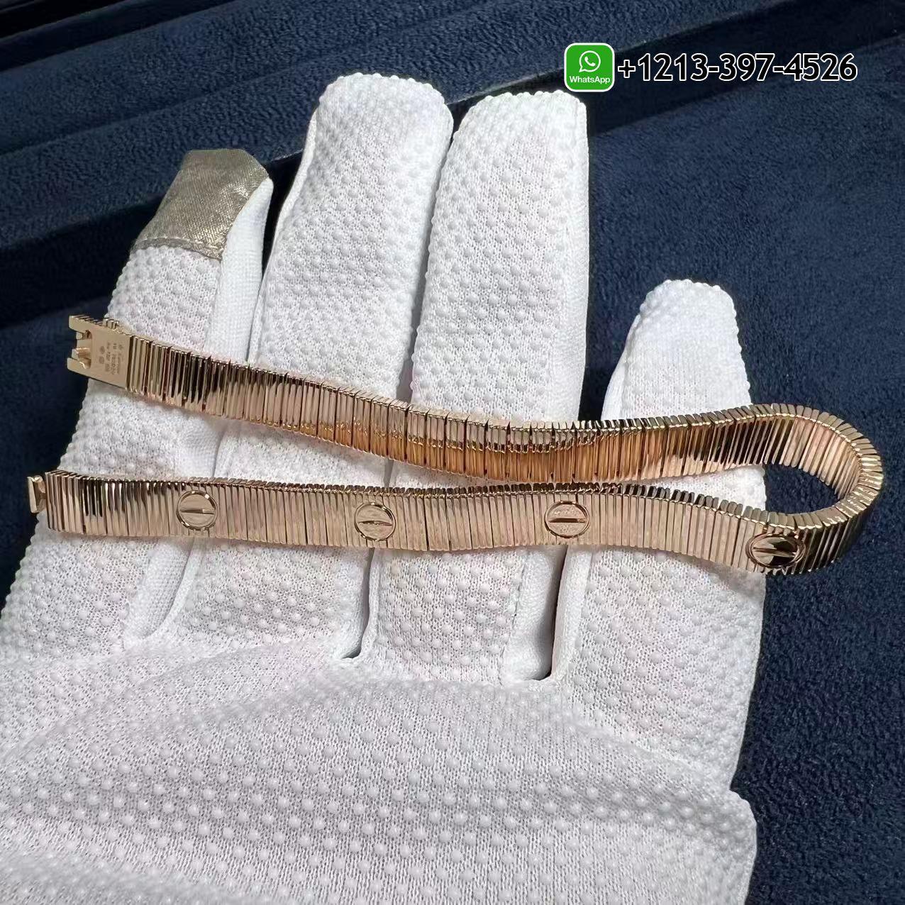 2uufh1slyag Best Quality Cartier LOVE Unlimited Flexible Solid 18k Rose Gold Bracelet - High Quality 18k Gold and Diamond Luxury Distinctive Collection Designer Jewelry Customized Factory Price - Image 5
