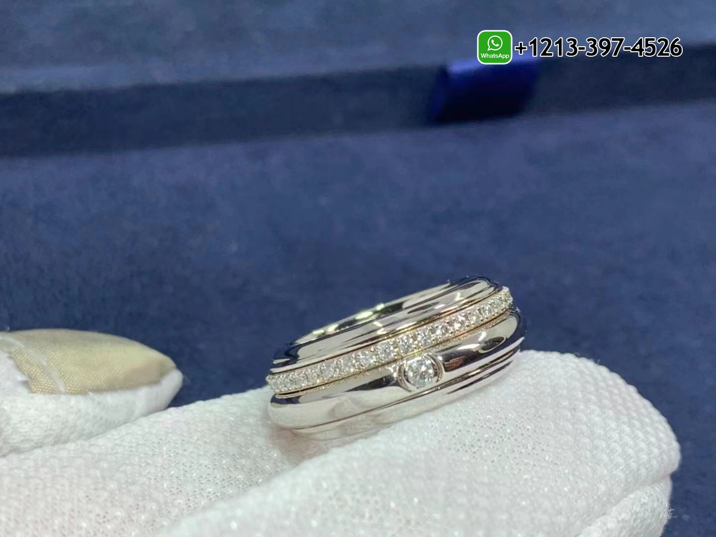 2w3h5bs1q2v Custom Made Best Quality 1:1 Piaget Possession 18K White Gold Diamonds Ring - High Quality 18k Gold and Diamond Luxury Distinctive Collection Designer Jewelry Customized Factory Price - Image 6