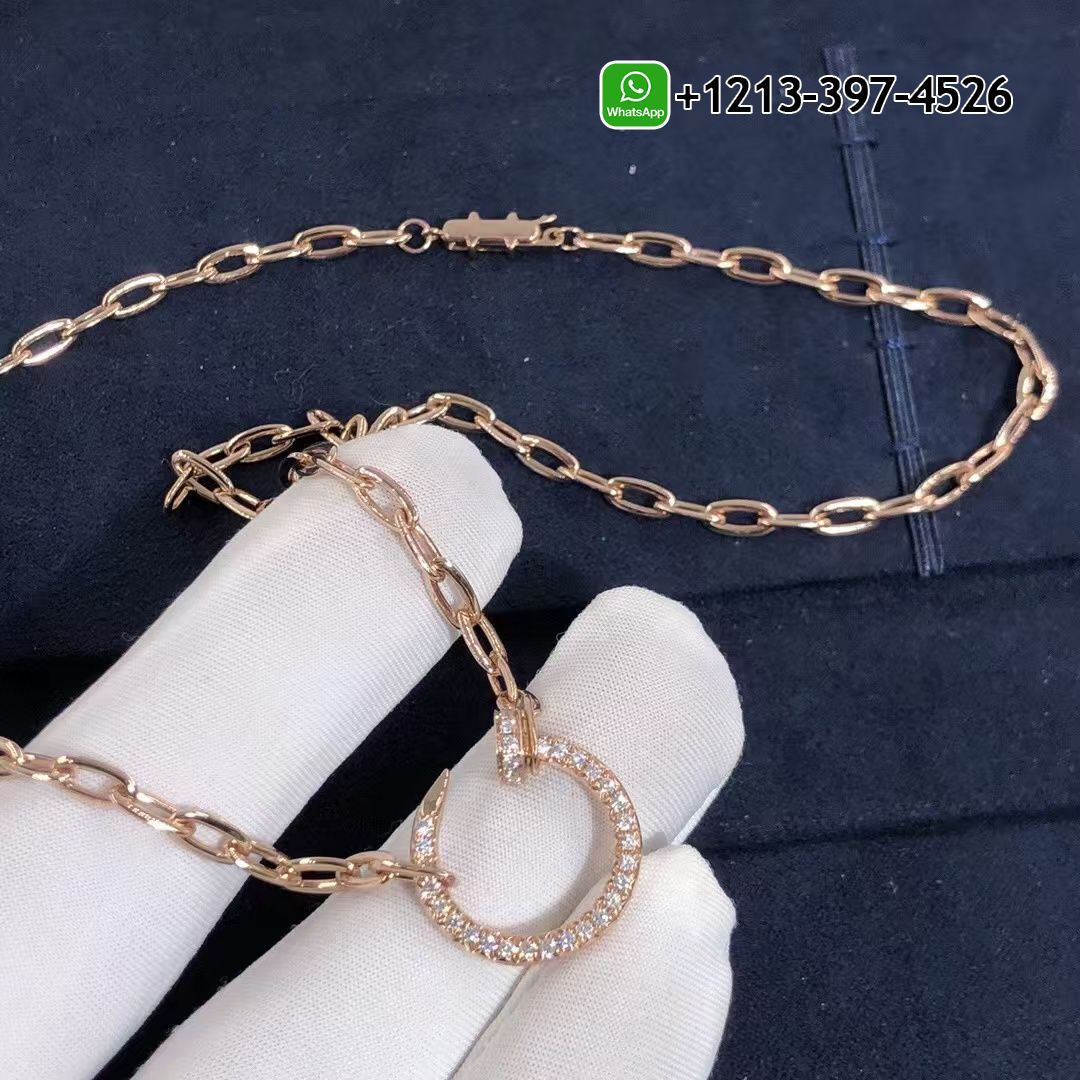 2ymwnlz5hzl Cartier Juste un Clou Chain 18K Rose Gold Diamonds Necklace N7413500 - High Quality 18k Gold and Diamond Luxury Distinctive Collection Designer Jewelry Customized Factory Price - Image 8