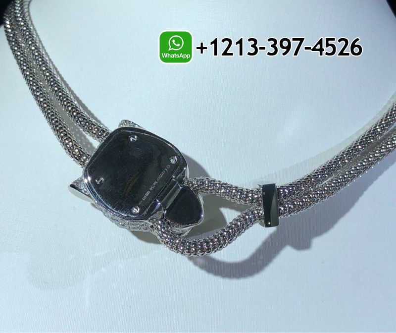 3gp3tlpj0tw Custom Made Best Quality 1:1 Cartier Panthere De 18k White Gold Diamond Emerald Onyx Cartier Necklace - High Quality 18k Gold and Diamond Luxury Distinctive Collection Designer Jewelry Customized Factory Price - Image 4