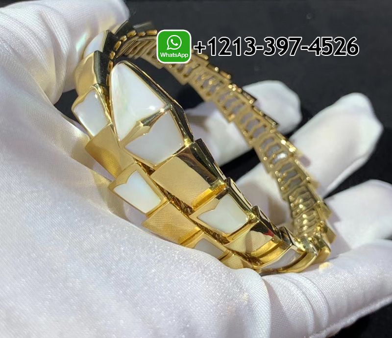 3gu0nx3kqse Best Sellers 1:1 Quality Cheap Custom Made Bulgari Articulated Bulgari Serpenti Mother of Pearl Bracelet - High Quality 18k Gold and Diamond Luxury Distinctive Collection Designer Jewelry Customized Factory Price - Image 5