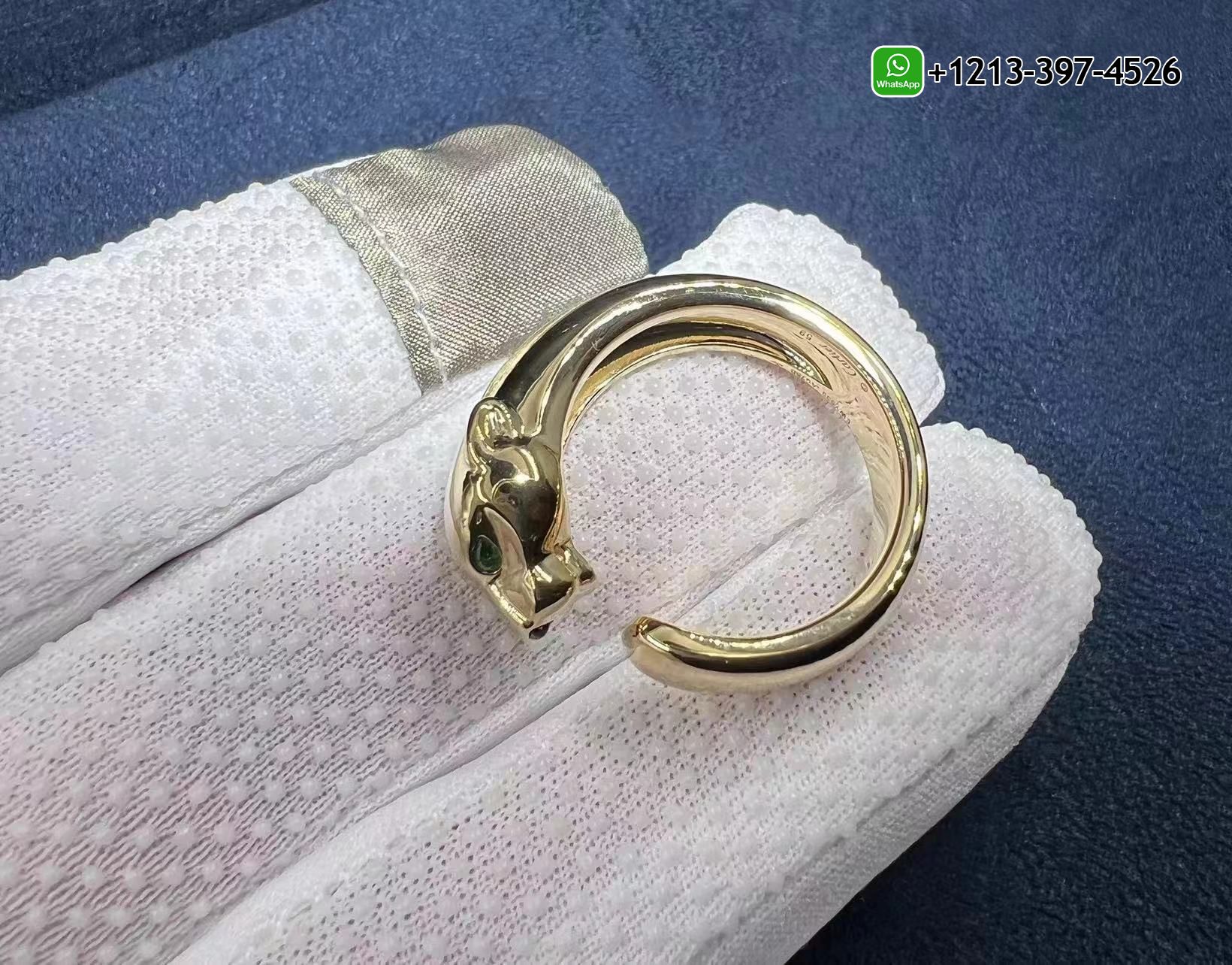 3ixslcoyyyf Best Sellers 1:1 Quality Cheap Custom Made Cartier Solid 18k Yellow Gold Tsavorite Garnets Panthère de Cartier Ring - High Quality 18k Gold and Diamond Luxury Distinctive Collection Designer Jewelry Customized Factory Price - Image 5