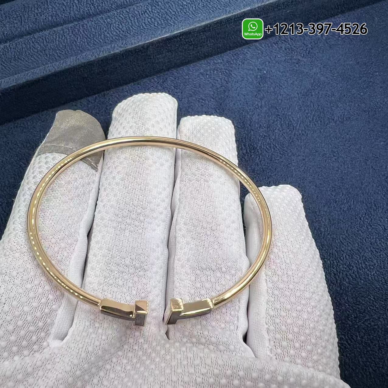 Best Sellers 1:1 Quality Cheap Custom Made Tiffany 18k Rose Gold Black Onyx T Wire Bracelet - High Quality 18k Gold and Diamond Luxury Distinctive Collection Designer Jewelry Customized Factory Price
