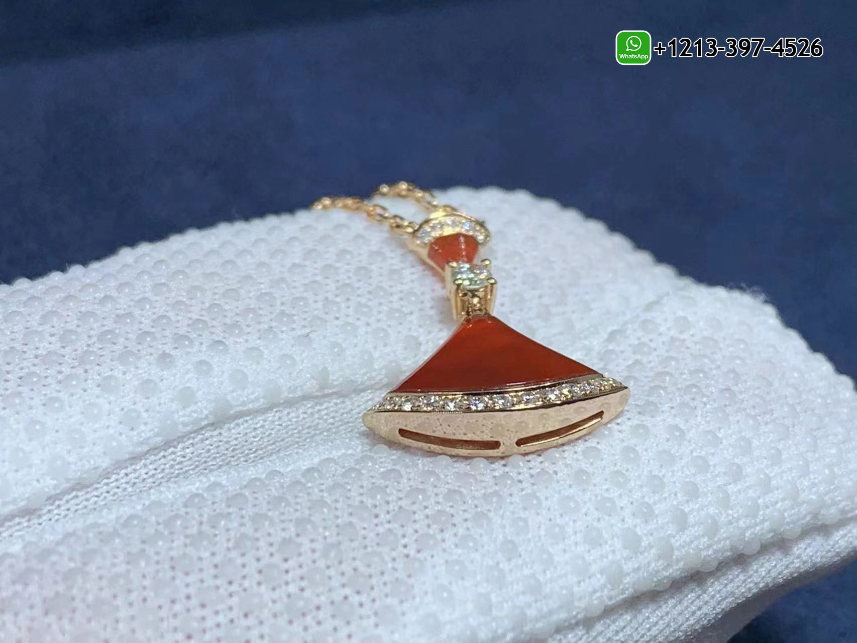 3uwkjuh1a0l Custom Made Best Quality 1:1 18k Rose Gold Rubies And Diamonds Bvlgari Divas’ Dream Necklace - High Quality 18k Gold and Diamond Luxury Distinctive Collection Designer Jewelry Customized Factory Price - Image 5