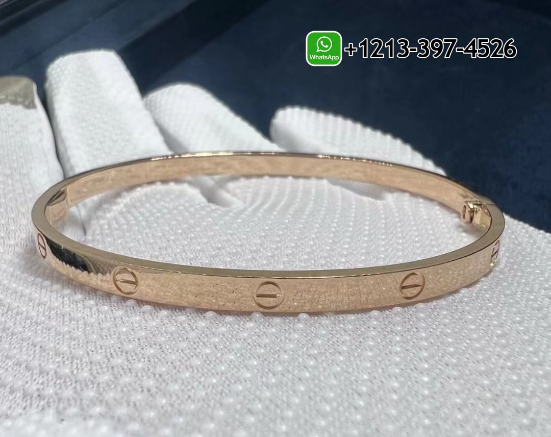 53bmraum12v Cartier Solid 18k Rose Gold Small Model Love Bracelet B6047317 - High Quality 18k Gold and Diamond Luxury Distinctive Collection Designer Jewelry Customized Factory Price - Image 6