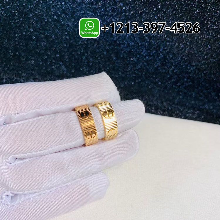 5kjuflsced5 Custom Made Cartier LOVE Unlimited 18k Yellow Gold Ring - High Quality 18k Gold and Diamond Luxury Distinctive Collection Designer Jewelry Customized Factory Price - Image 2