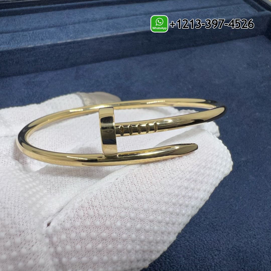 5leirwgf4g4 Cartier 18k Yellow Gold Plain Juste Un Clou Nail Bracelet B6048217 - High Quality 18k Gold and Diamond Luxury Distinctive Collection Designer Jewelry Customized Factory Price - Image 2