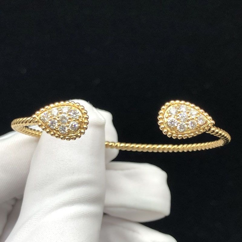 boucheron 18k yellow gold diamond serpent boheme s motifs bracelet jbt00817 4