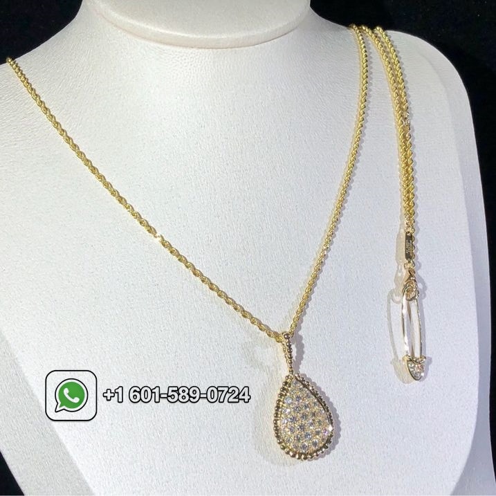 boucheron serpent boheme diamond l motif 18k yellow gold long necklace jcl00682 3
