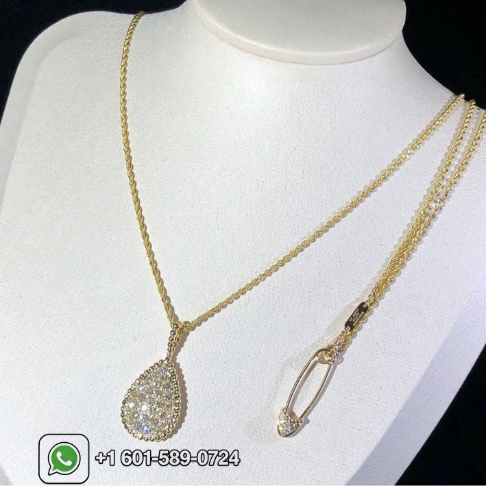 boucheron serpent boheme diamond l motif 18k yellow gold long necklace jcl00682 4