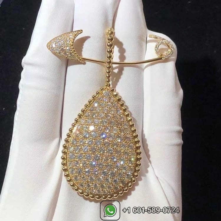 boucheron serpent boheme diamond xxl motif 18k yellow gold necklace jcl00818m 2