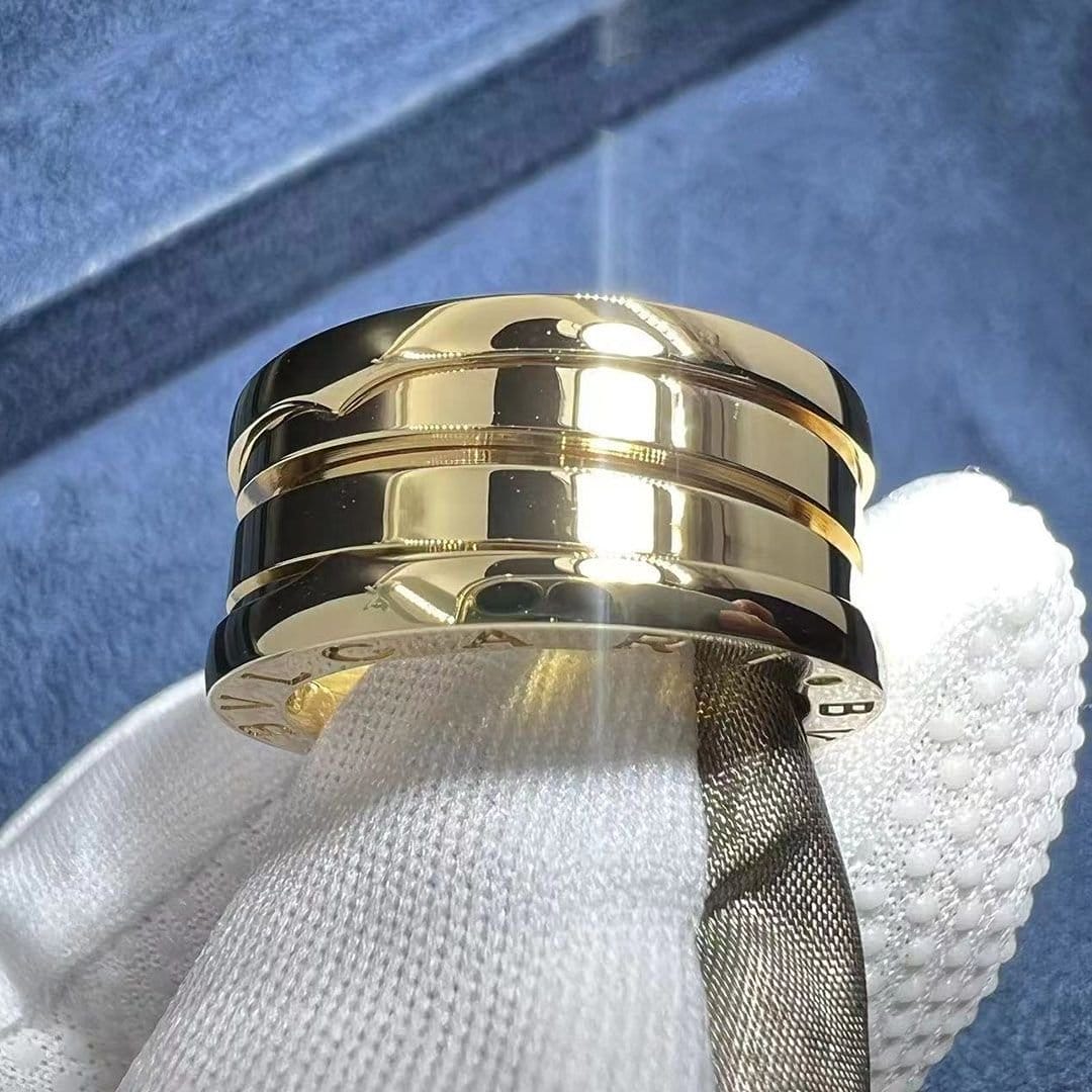bvlgari b.zero1 4 band 18k yellow gold band ring
