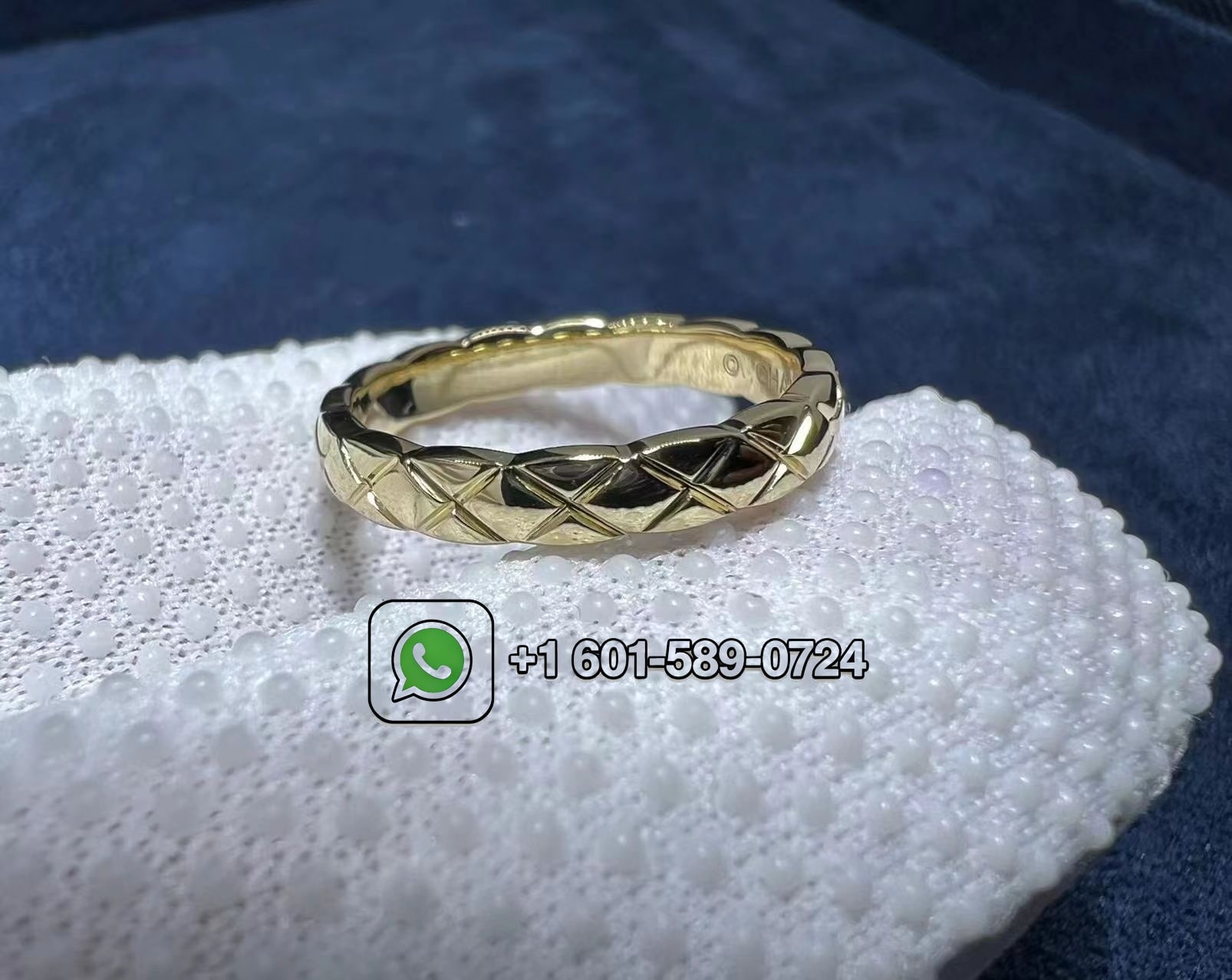 chanel coco crush ring quilted motif mini version 18k yellow gold j11794 3