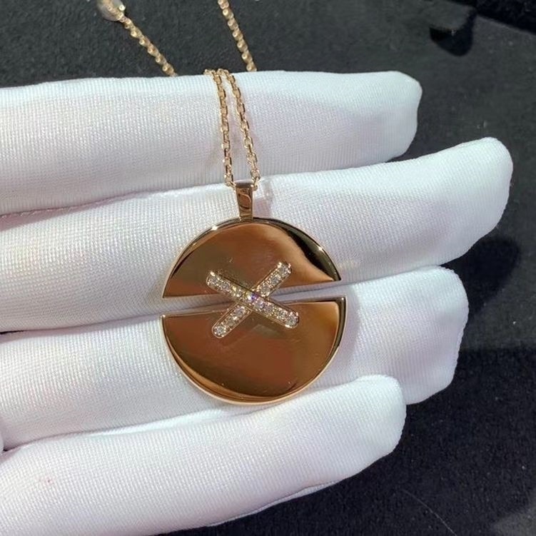 chaumet jeux de liens harmony rose gold medium model pendant 084493