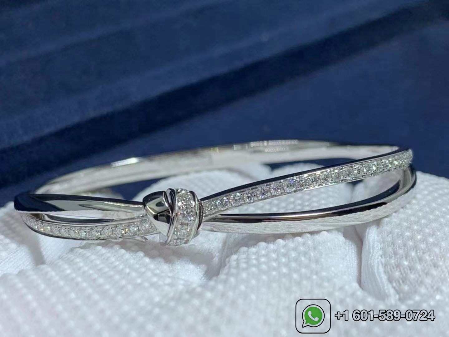 chaumet liens seduction 18k white gold diamond bracelet 2