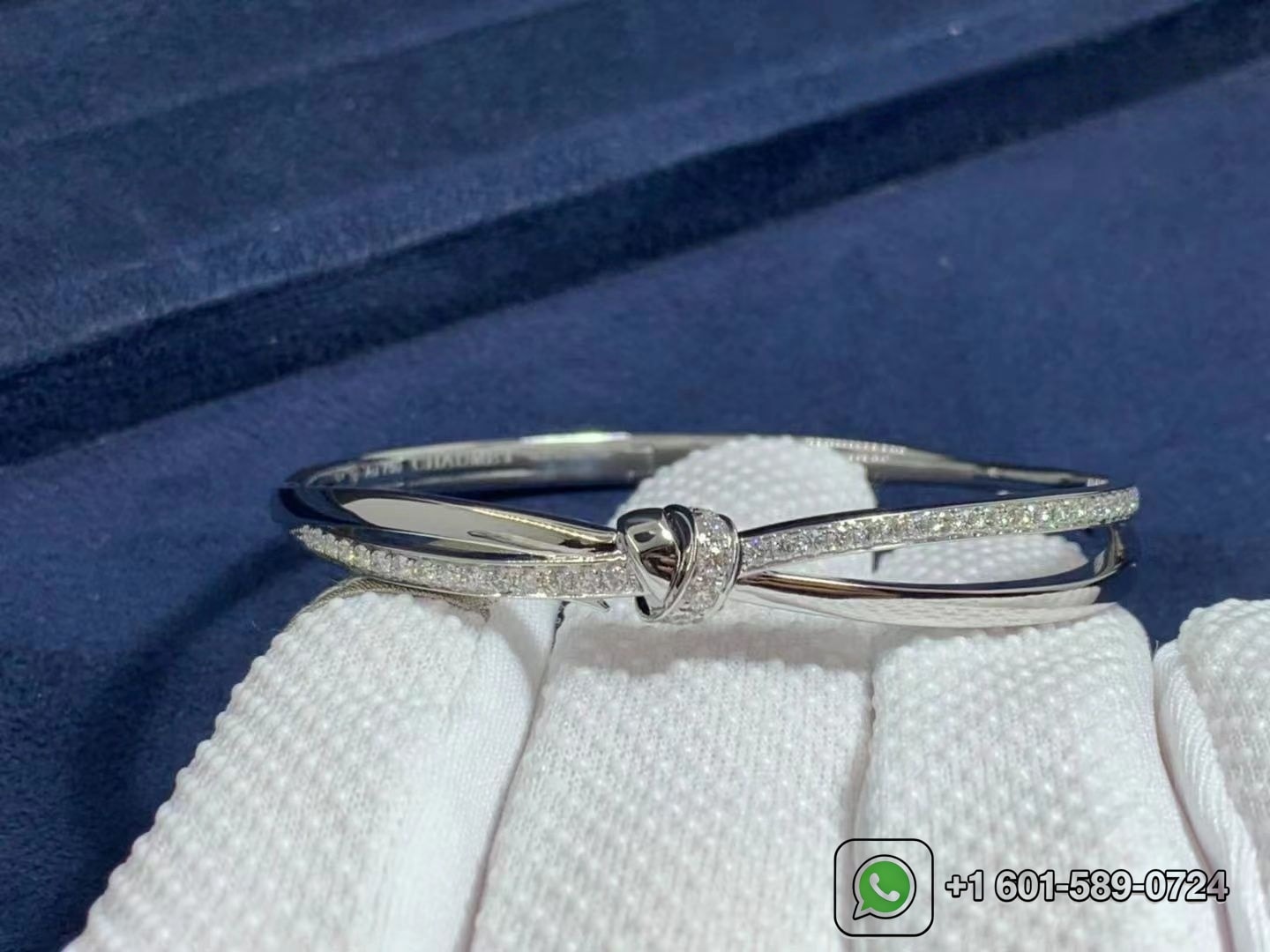 chaumet liens seduction 18k white gold diamond bracelet 4