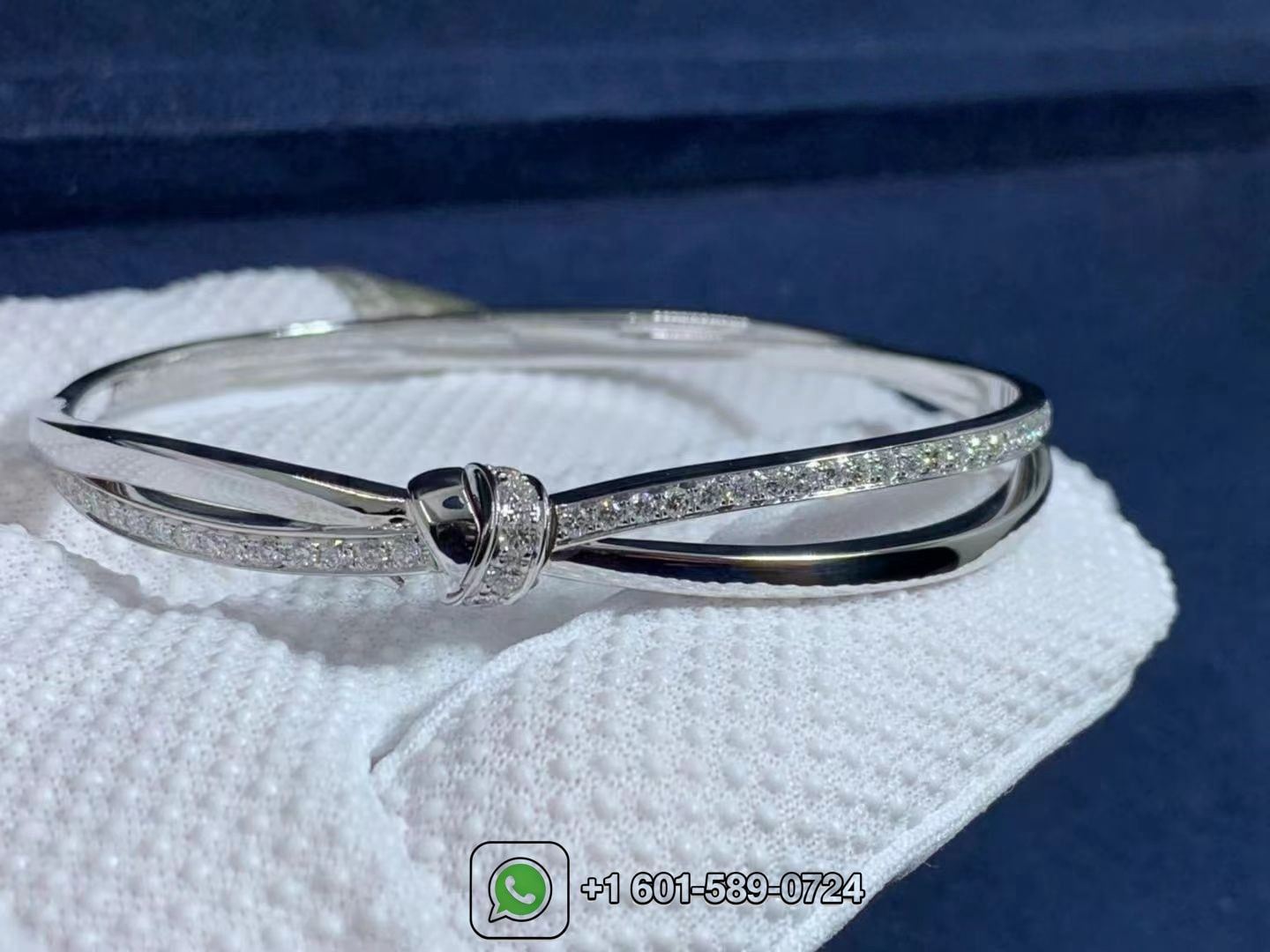 chaumet liens seduction 18k white gold diamond bracelet 5