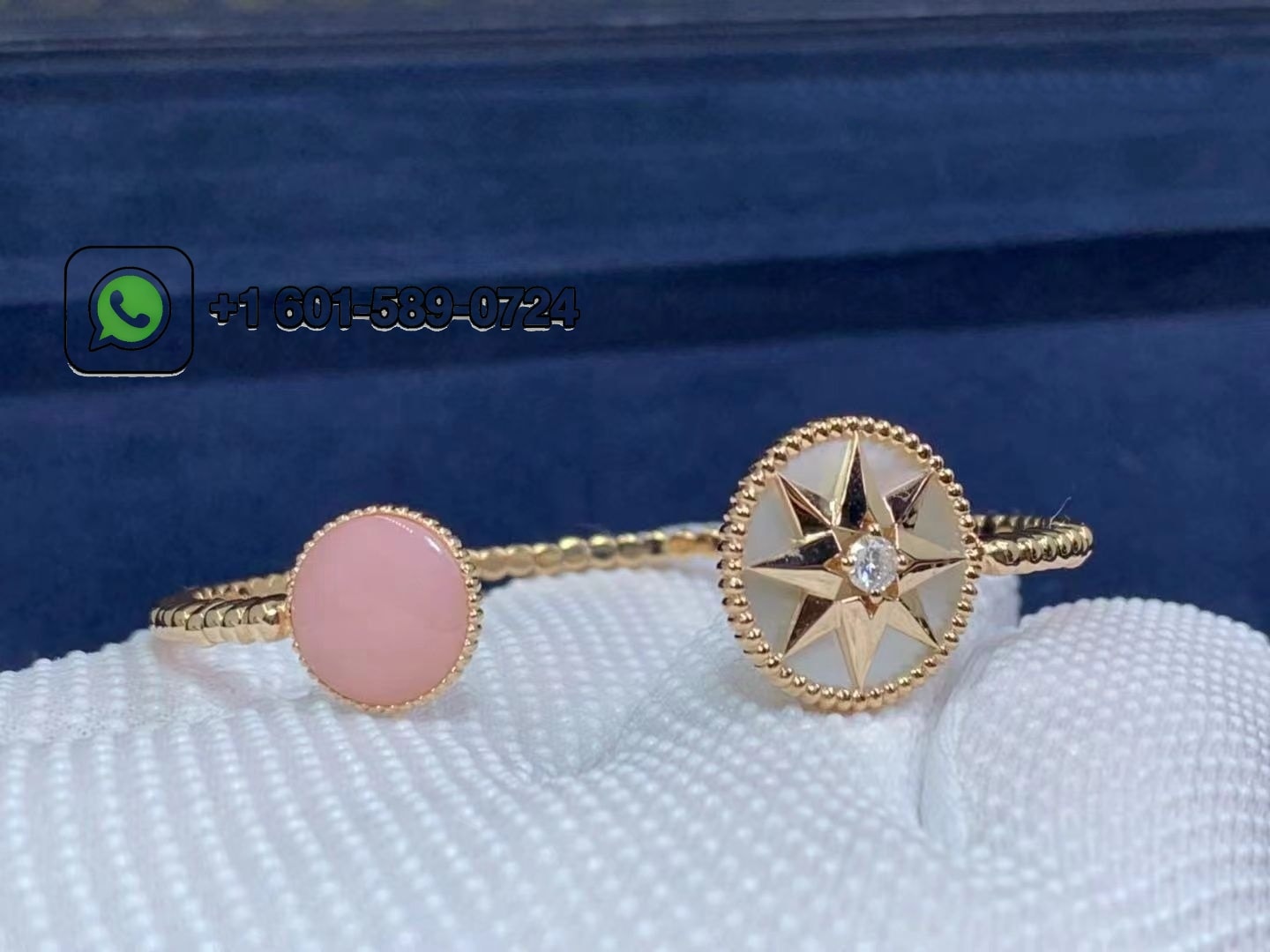 dior 18k mother of pearl opal diamond rose des vents bracelet jrdv95111 0000 1