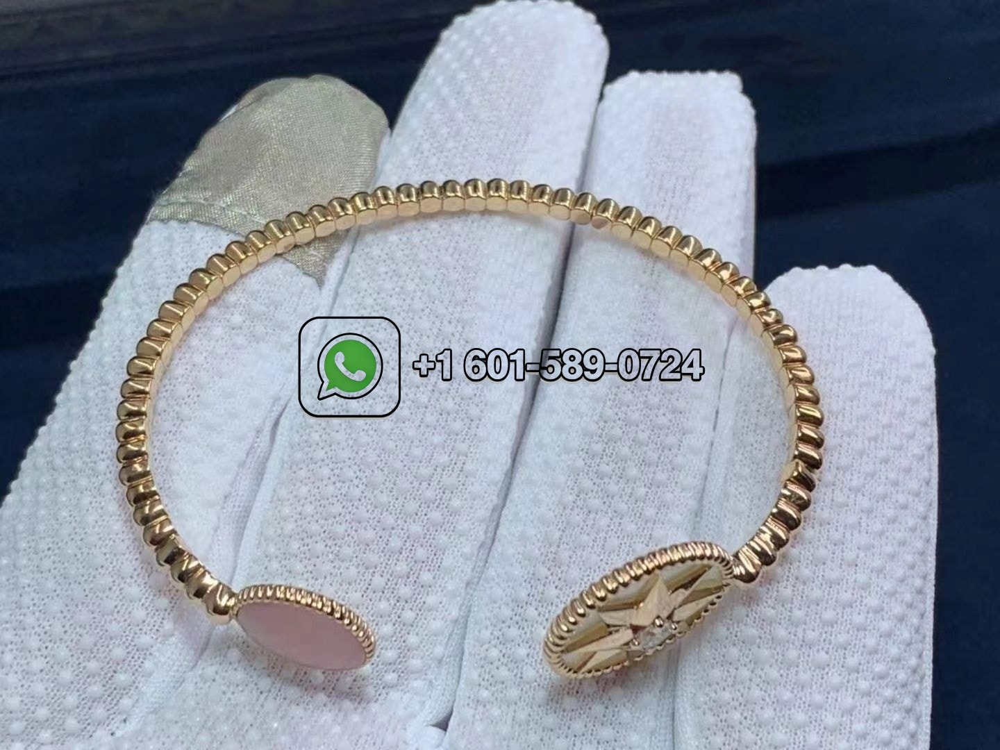 dior 18k mother of pearl opal diamond rose des vents bracelet jrdv95111 0000 2