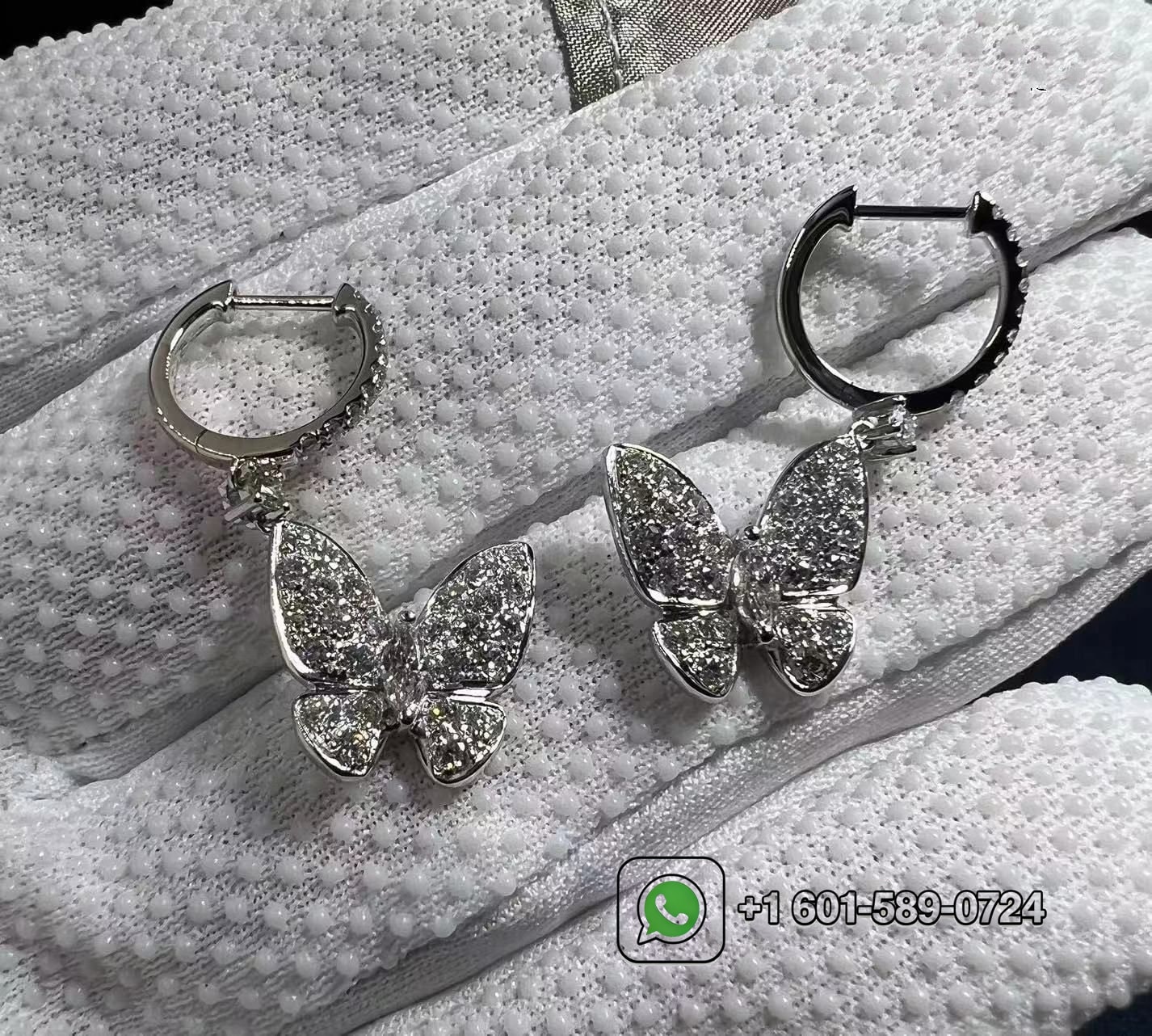 graff pave butterfly 18k white gold diamond drop earrings rge642 1 (1)
