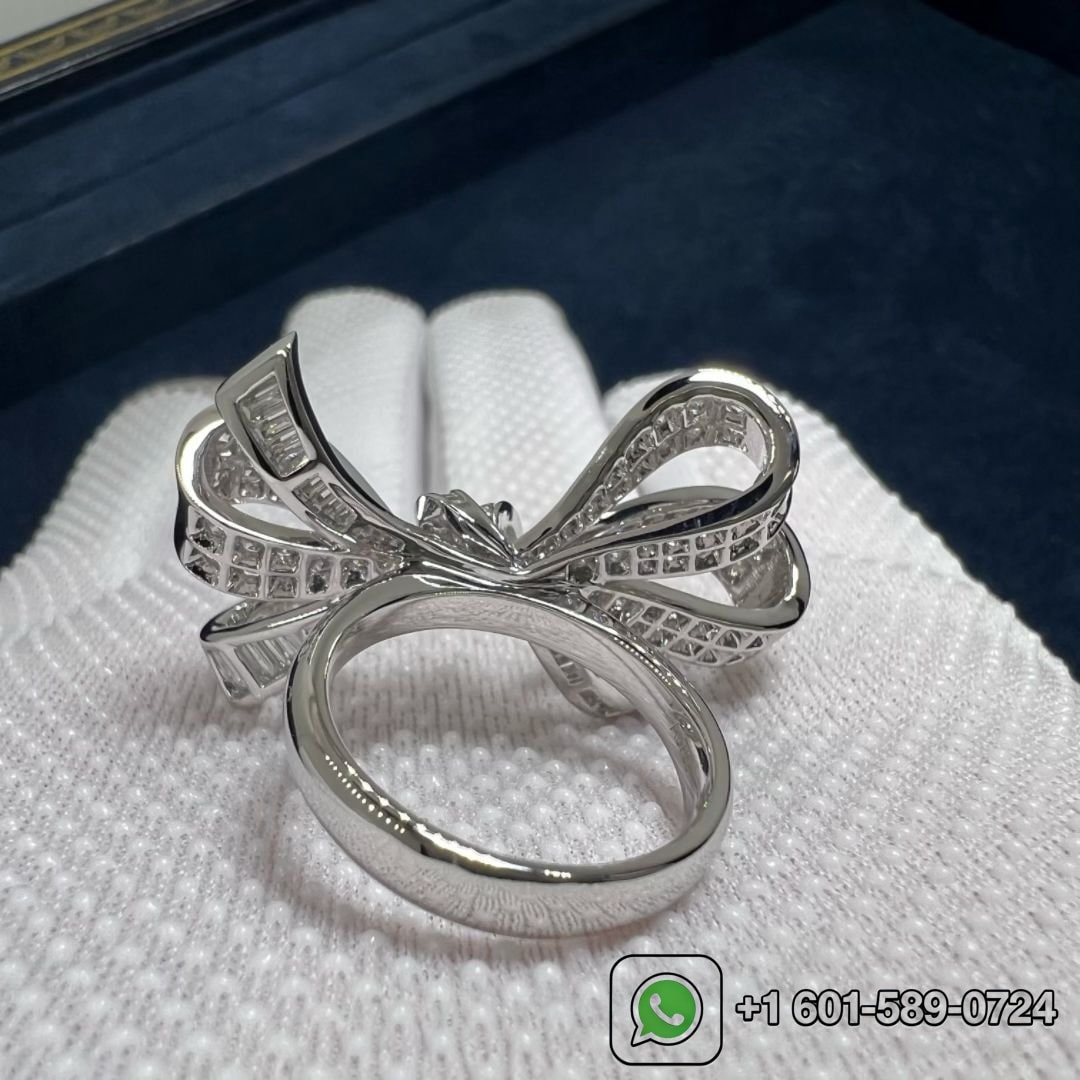 graff tildas bow double knot diamond 18k white gold ring rgr594 9