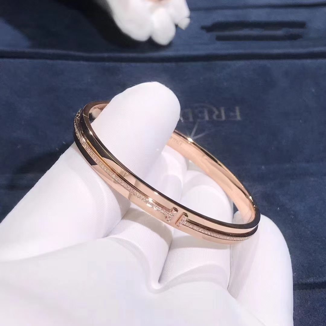 hermes chaine dancre punk diamond 18k rose gold bracelet h217431b 00sh