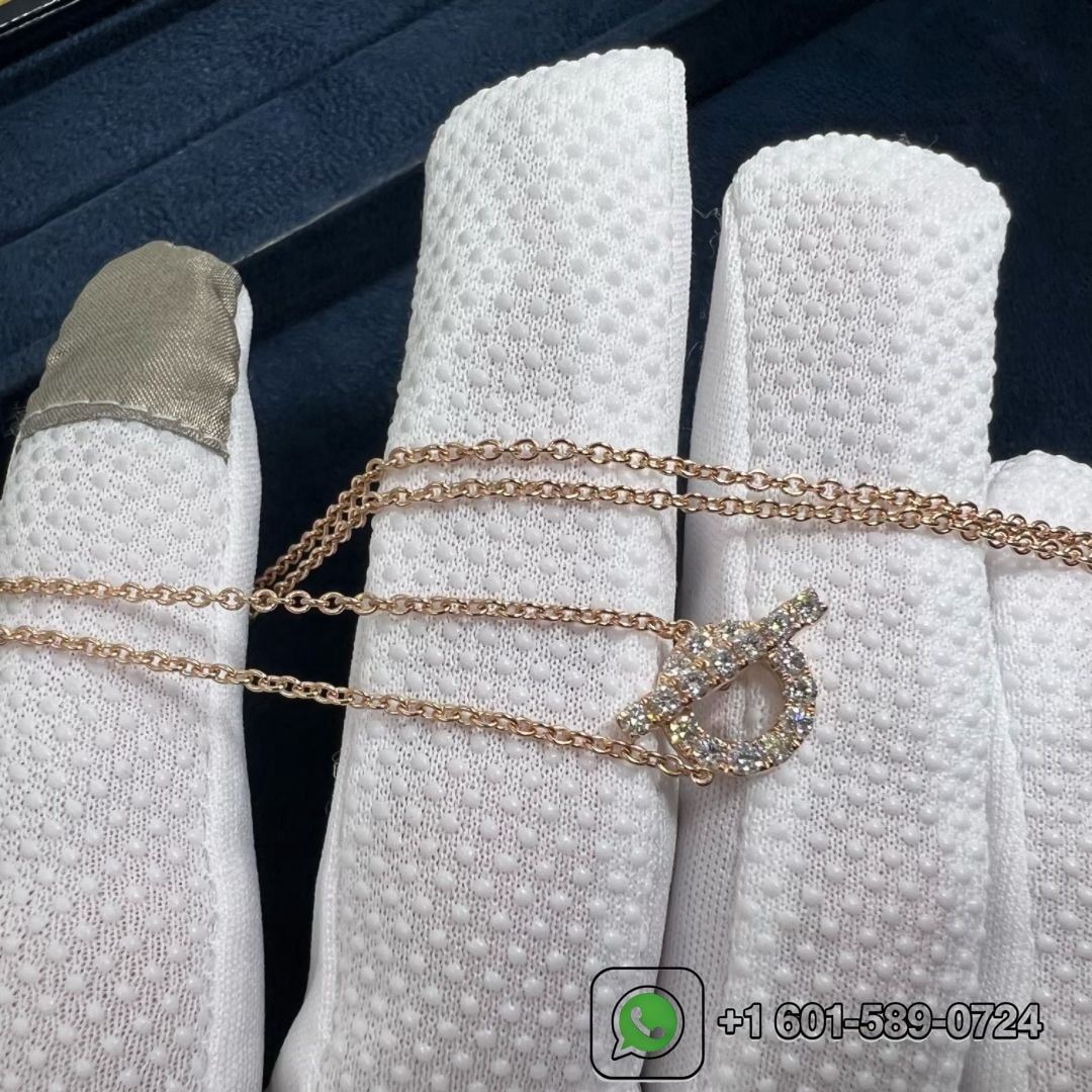 hermes paris finesse 18k rose gold necklace h219315b 00 2