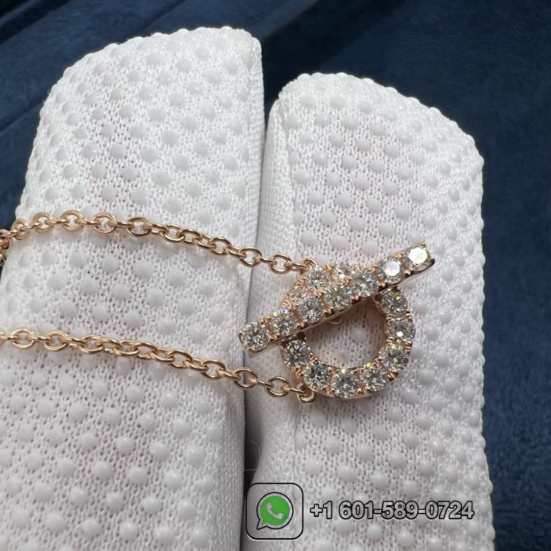 hermes paris finesse 18k rose gold necklace h219315b 00 5