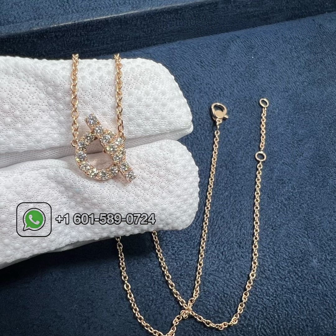 hermes paris finesse 18k rose gold necklace h219315b 00 7