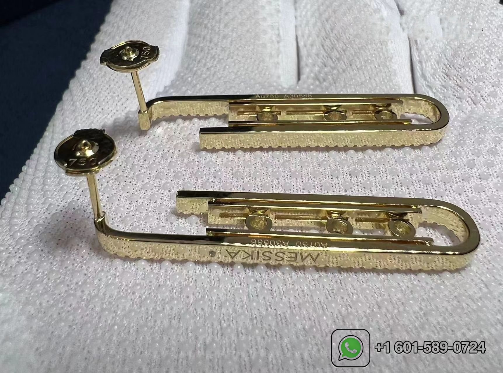 messika boucles doreilles move 10th pm 18k yellow gold diamond crawler earrings 4