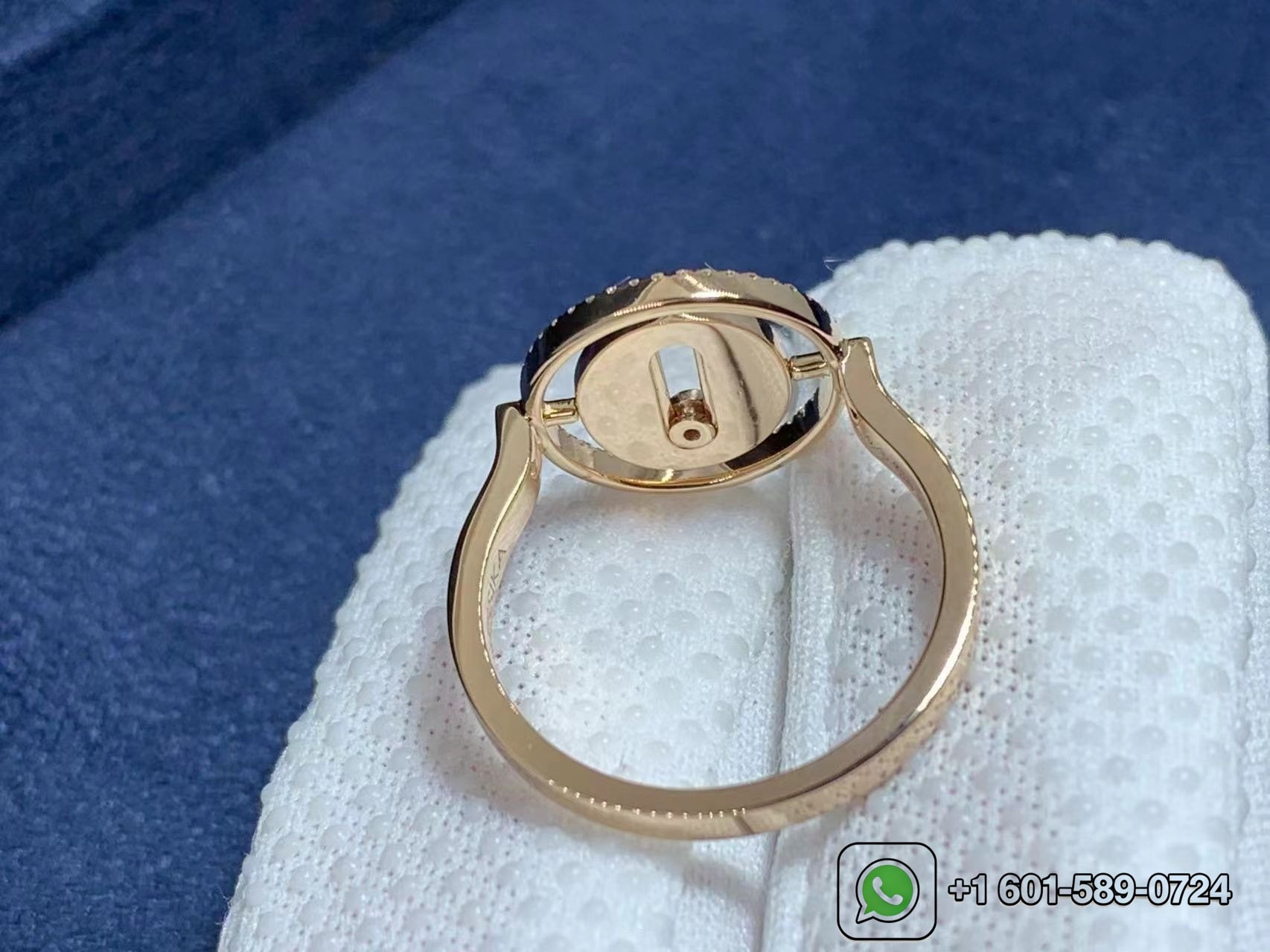 messika lucky move 18k rose gold diamonds ring 07470 pg 3