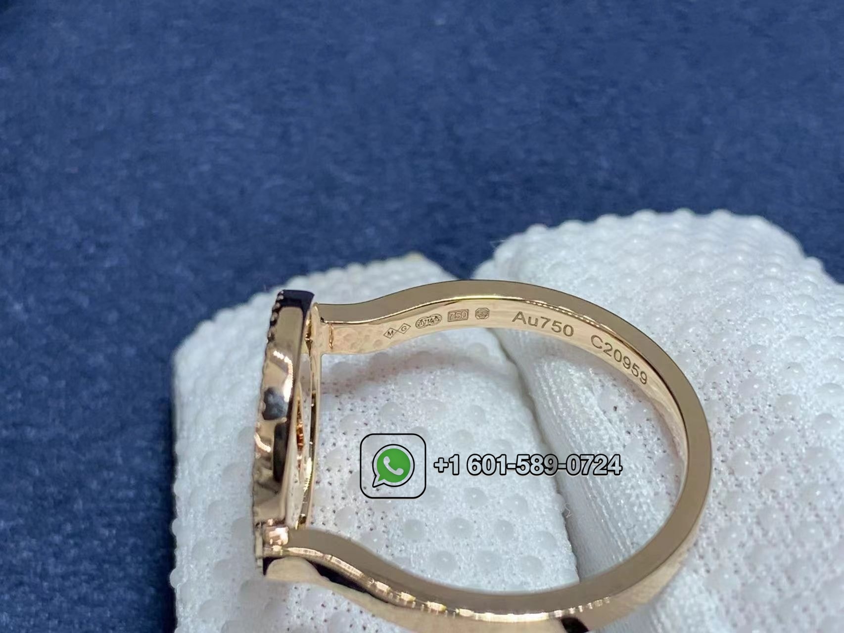 messika lucky move 18k rose gold diamonds ring 07470 pg 4