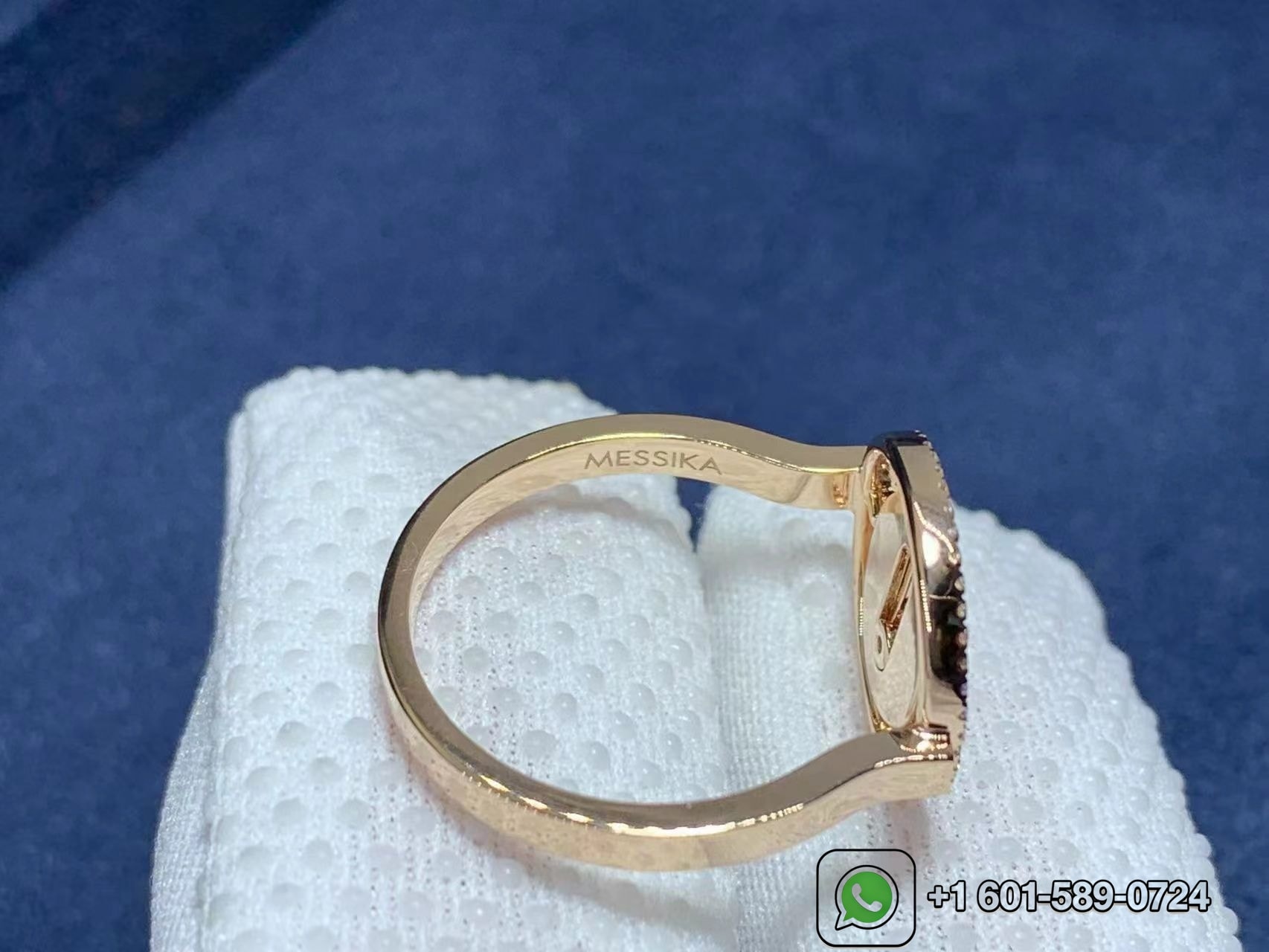 messika lucky move 18k rose gold diamonds ring 07470 pg 5