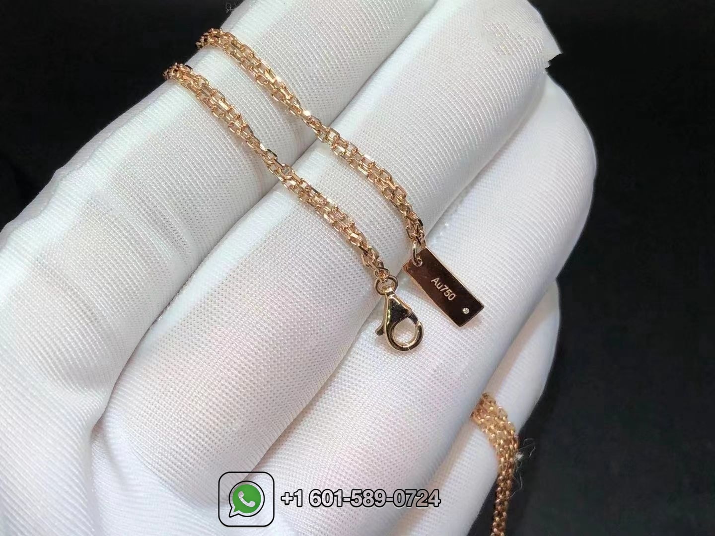 messika move 10th anniversary long lenght necklace pink gold diamond necklace 07228 pg 2